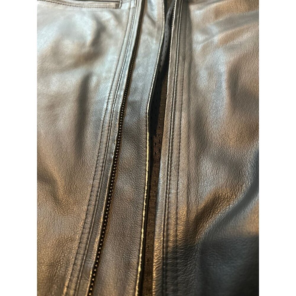 Harley Davidson XL‎ leather motorcycle jacket g24 - Picture 4 of 5